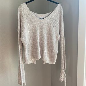 Express cropped sweater
